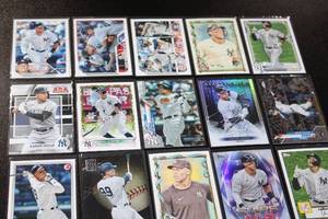 lot 190 image: Aaron Judge Baseball Cards Lot  20 Cards