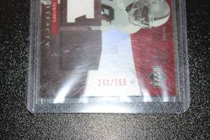 lot 219 image: 2007 Upper Deck Artifacts AFC Apparel Jersey Relic Randy Moss #AFC-RM 248250  Only 250 Exist
