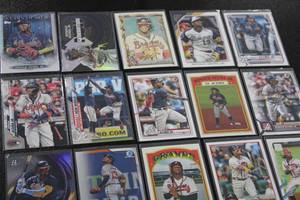 lot 223 image: Ronald Acuna Jr Baseball Card Lot  20 Cards