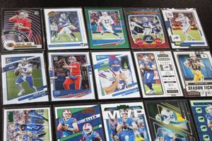 lot 235 image: Josh Allen Football Card Lot  20 Cards