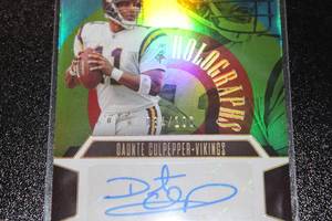 lot 156 image: 2023 Legacy Holographs Daunte Culpepper Autograph #HG-DCU 84100  Only 100 Exist