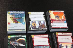lot 185 image: Star Wars Unlimited Spark of Rebellion CommonUncommon Lot  300 Cards