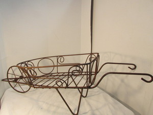 Rod Iron Wheelbarrow