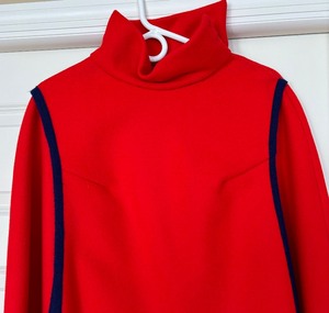 Radiant Red 100% Wool Danico Cloak