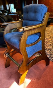 Wooden Billiards Stool
