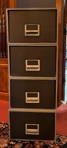 Four Bankers Storage Boxes
