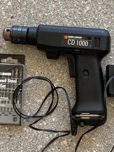 Black and Decker CD 1000 Drill with Bits
