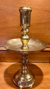 Pair of Beautiful Vintage Brass Candlestick Holders