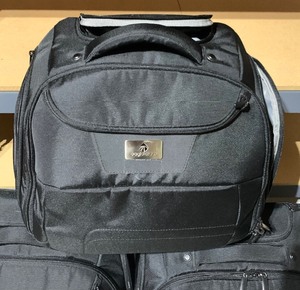 Three Travel Carry On Bags with Telescoping Handle