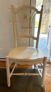 Charming Vintage Distressed Wooden Chair