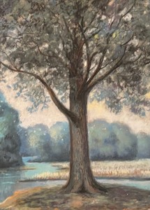 lot 37A image: Gorgeous Original Scenic Painting by Arthur A. Lunow