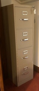 HON File Cabinet with Key