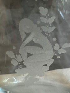 Stunning Signed Thick Glass Vase