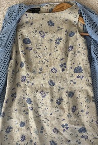 Lovely Laura Ashley Dress and Sweater with Coordinating Hat