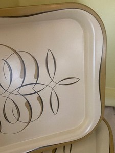 Awesome Collection of Mid-Century Metal Trays