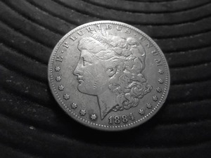 1884 S Morgan Silver Dollar