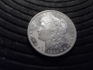 1885 O Morgan Silver Dollar