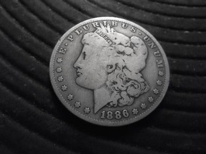 1886 O Morgan Silver Dollar