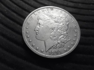1891 O Morgan Silver Dollar