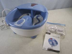 lot 23 image: (EW5) Homedics Bubble Bliss Plus Luxury Foot Bubbler