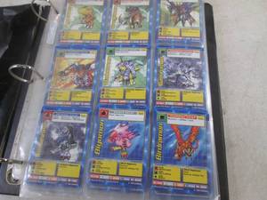 lot 103 image: (BS) Assorted Digimon Cards in 3-Ring Binder 16 Pages