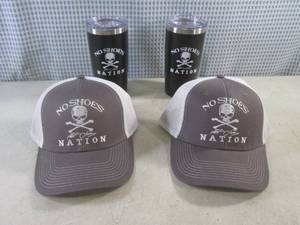 lot 127 image: (BSB) Kenny Chesney No Shoes Nation Caps and Travel Cups New 2 of Each