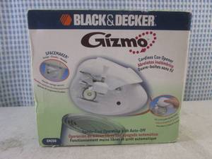 lot 130 image: (CSB) Black & Decker Gizmo Cordless Can Opener Unopened