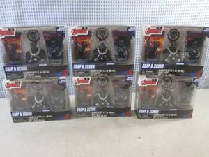 lot 139 image: (CS) 6 Marvel Avengers Soap & Scrub Gift Box Sets