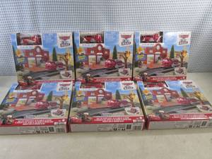 lot 146 image: (F-0) 6 Disney Pixar Cars On The Road Reds Fire Station Play Sets