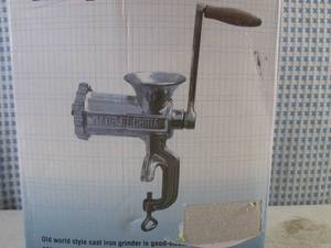 lot 185 image: (G-1) #10 Meat Grinder with Sausage Stuffer