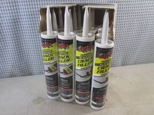 lot 194 image: (BSB) Case of 12  4 Tubes SealBest Rubberized Blacktop Crack Filler - 10oz Tubes (16 Tubes)