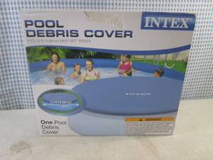 lot 234 image: (BS) NEW Intex Pool Debris Cover for Round 12 ft Pools