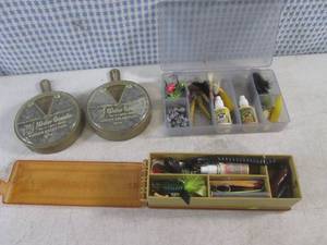lot 240 image: (BS) Assorted Fishing Tackle - 1 Organizer is Double Sided