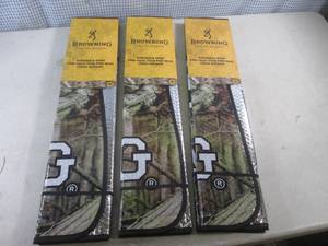 lot 259 image: (H-2) 3 New Browning Camo Windshield Shades
