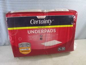 lot 302 image: (EC1) XL Underpads 30 Count Value Pack