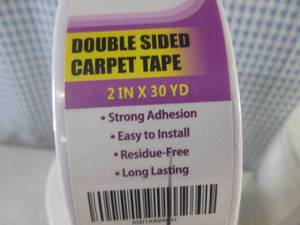 lot 310 image: (BR3) 8 Rolls of Double Sided Carpet Tape 2 x 30 Yd