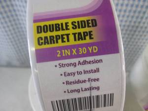 lot 312 image: (BR3) 8 Rolls of Double Sided Carpet Tape 2 x 30 Yd