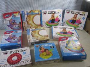 lot 319 image: (BR3) Assortment of Pool Swimming Inflatable Floats