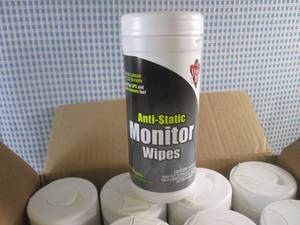 lot 322 image: (A-3) Case of 12 Anti-Static Monitor Wipes 80 Wipes per Container