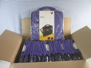 lot 323 image: (A-3T) Case with 19 Attaches for iPads in Purple