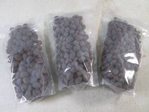 lot 345 image: (B-1) 3 Pounds Chocolate Covered Almonds  3 - 1 Pound Bags