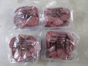 lot 353 image: (B-3) 2 Pounds of Uncured Hard Salami Slices  4- 12 Pound Packs No Need To Refrigerate Until Opened