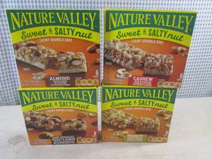 lot 368 image: (B-1) 4 Boxes Assorted Flavor Nature Valley Granola Bars Past Date
