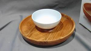 Acacia lazy Susan 2 Pieces