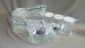 9 Mixed Storage Containers With Lids Food Grade Safe