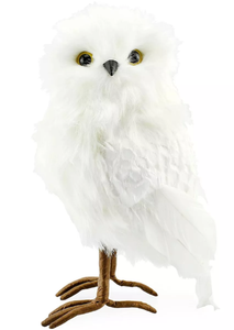 Decorae Fake Stuffed Owl Figure, 10.5in Tall