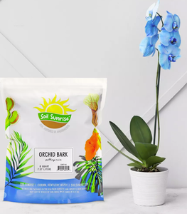 3 Pack Lot Soil Sunrise 100% Organic Orchid Potting Bark, All-Natural USA-Sourced Pine Bark Orchid Mix Additive