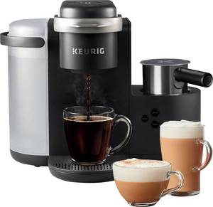 Keurig - K-Cafe Single Serve K-Cup Coffee Maker - Dark Charcoa
