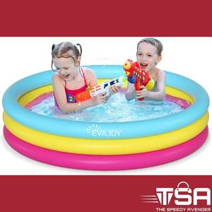 58 x 13 Inflatable Ground Kiddie Pool for Kids 719710502666