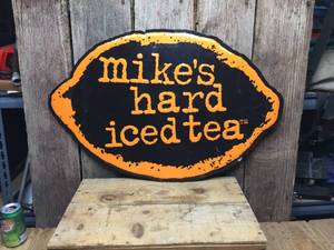 lot 36 image: Mikes Hard ICE TEA Metal Sign